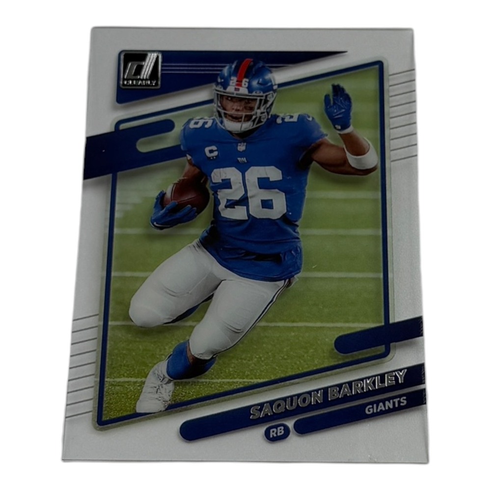 2021 Panini Clearly Donruss Saquon Barkley #37‎ New York Giants Football Card